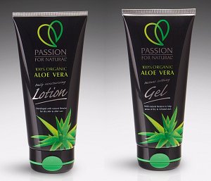 Aloe Vera Lotion and Aloe Vera Gel